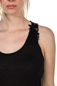 woman in black floral tank top thumbnail