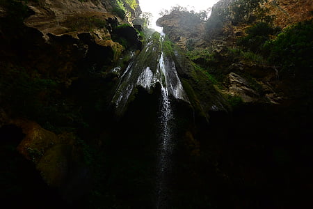 low-angle photography of mountain thumbnail