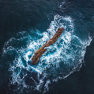 aerial photography of island thumbnail