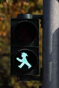 black walk sign light thumbnail