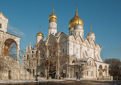 white and brown concrete chapel at daytime thumbnail