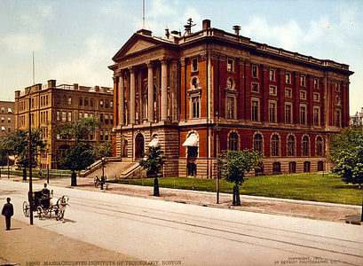 Rogers Building in 1868 in Harvard University in Cambridge, Massachusetts thumbnail