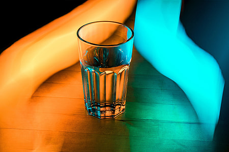 Glass of water on a table thumbnail