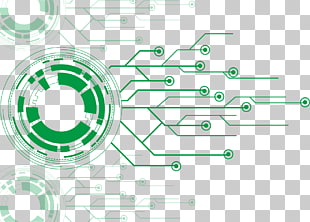 Printed circuit board Electronic circuit Computer file, Robot circuit board, green diagram PNG clipart