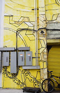gray circuit breakers on yellow concrete building thumbnail
