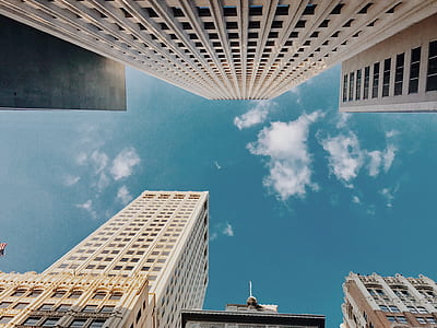 buildings, sky, looking up, architecture thumbnail