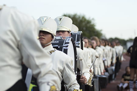 selective focus photo of marching band thumbnail