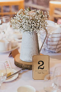 table number 2 on centerpiece thumbnail