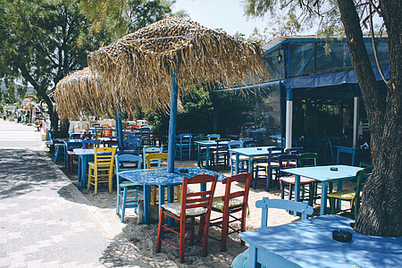 Beach cafe in Greece thumbnail