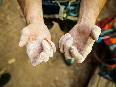 person raising hands thumbnail