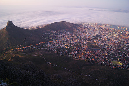 bird's-eye view photography of city thumbnail