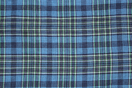 blue and green plaid scarf thumbnail
