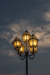 yellow and black table lamp thumbnail