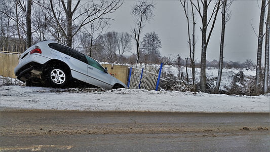 white SUV near trees thumbnail