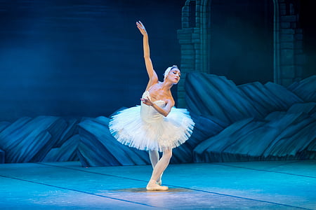 woman wearing tutu dress dancing ballet thumbnail