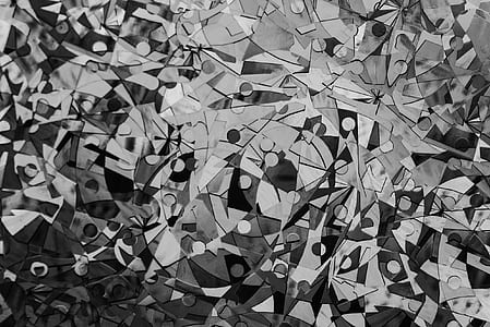 white and black abstract art thumbnail