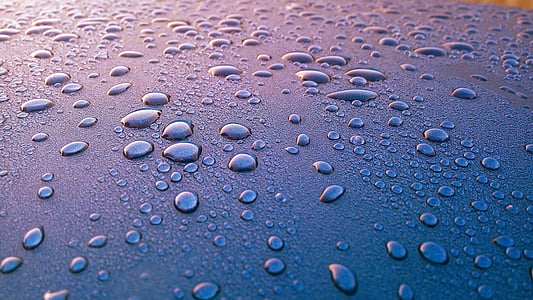 water dew on black surface thumbnail