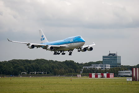 white and blue airplane thumbnail