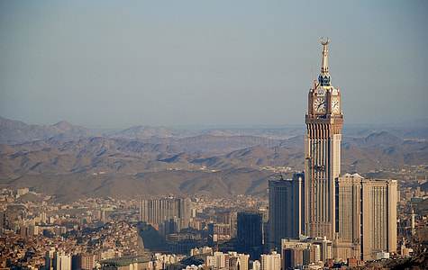 aerial photo of building with clock tower thumbnail