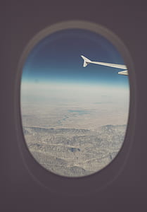 view from the airplane in the sky thumbnail