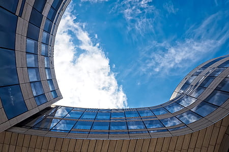 sky, clouds, building, tall thumbnail