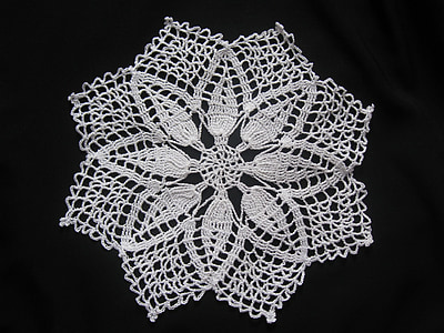 white crochet doily thumbnail
