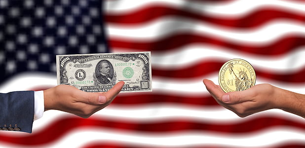 person holding 1 U.S. dollar banknote thumbnail