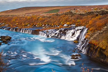 waterfall raging under daytime thumbnail