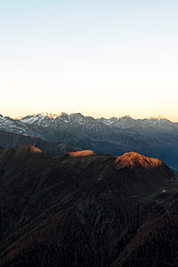 mountain under blue sky thumbnail