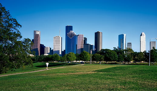 gray and white high-rise buildings in landscape photography thumbnail