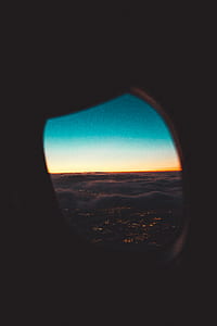 sky, cloud, plane, window thumbnail
