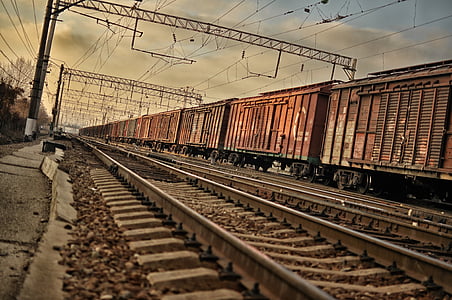 brown train photo during daytime thumbnail