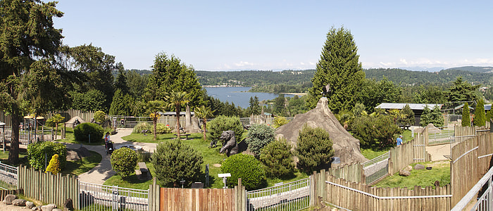 View of Lake Sammamish from the zoo in Issaquah, Washington thumbnail
