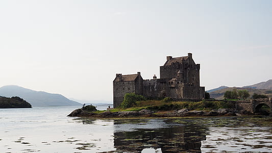 castle on body of water thumbnail