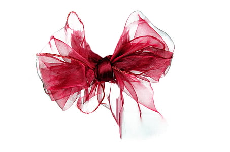 red ribbon with white background thumbnail