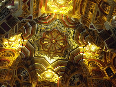low-angle view photography of ceiling artwork thumbnail