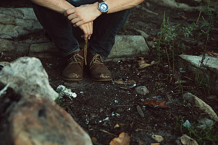 pair of brown shoes thumbnail