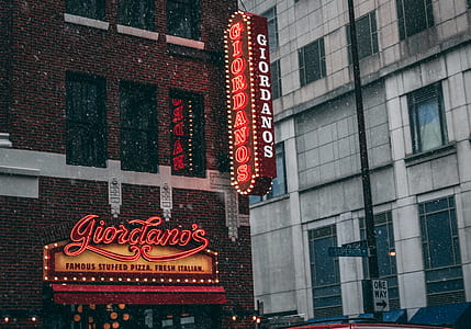 Giordanos signage mounted on concrete building thumbnail