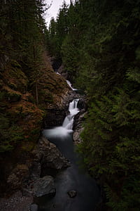 time lapse photography of cascade waterfalls thumbnail