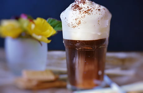 brown liquid in drinking glass thumbnail