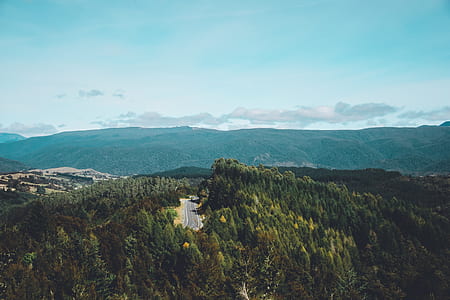 aerial photo of mountains thumbnail