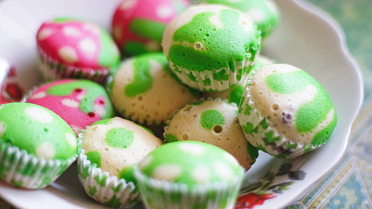 closeup photo of bunch of muffins on plate thumbnail