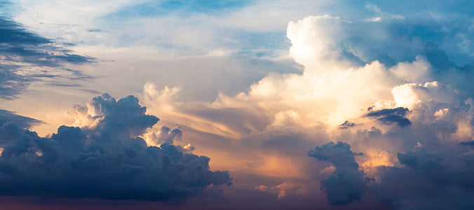 white clouds and blue sky thumbnail
