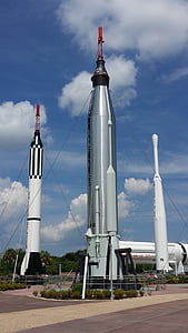 several commemorative rockets during daytime thumbnail