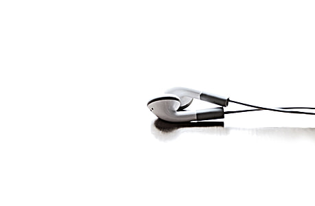 white and black earphones thumbnail