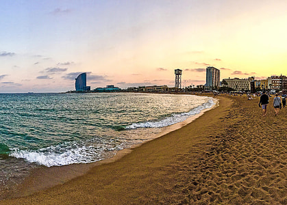 people walking beside beachline thumbnail