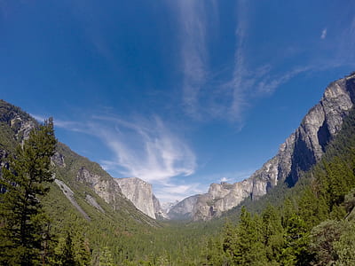mountain under blue sky thumbnail