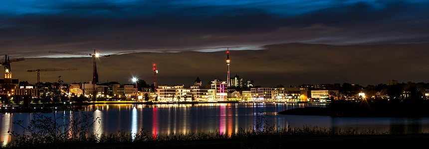 city skyline during nighttime thumbnail