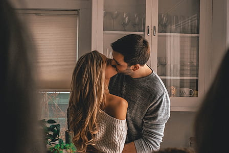 couple, kiss, kissing, engagement thumbnail