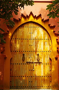 brown wooden door thumbnail